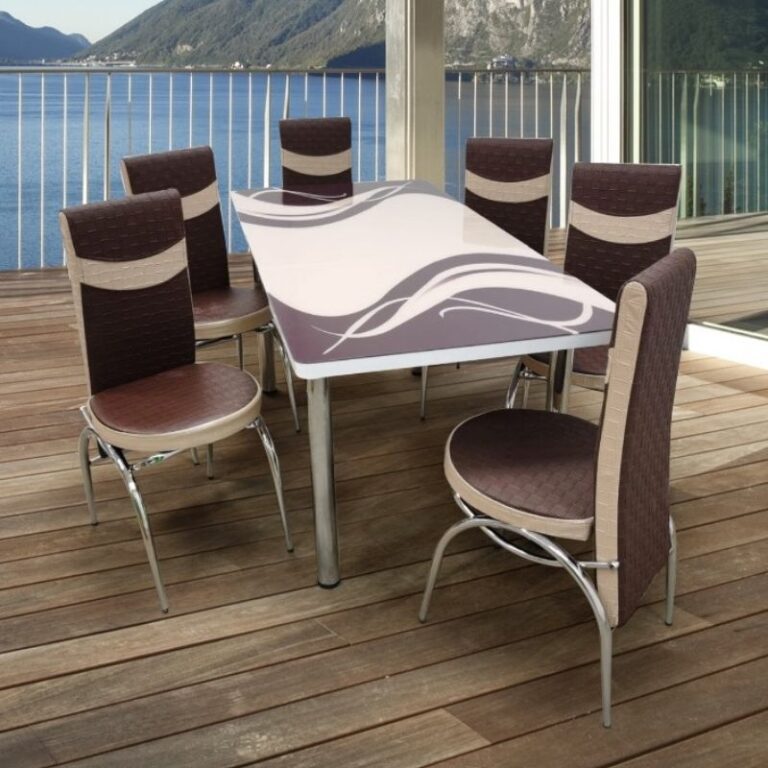 Set Masa extensibila & 6 Scaune - Wave
