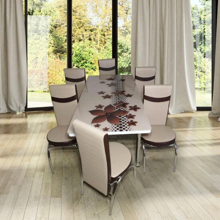 Set Masa extensibila & 6 Scaune - Wild Poppy