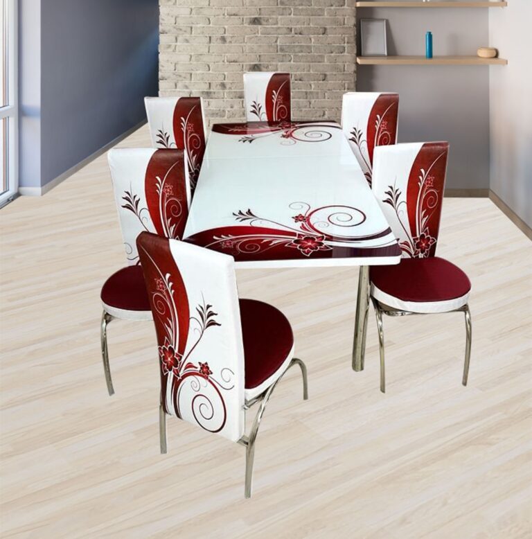 Set Masa extensibila & 6 Scaune - Red Grass
