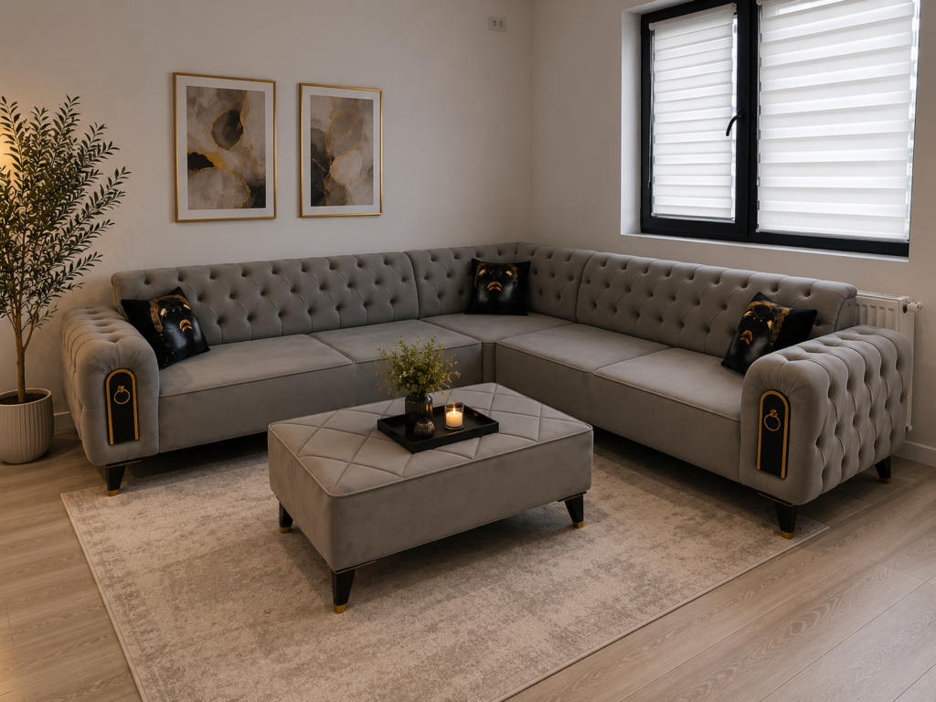 Coltar Chesterfield Gray — cadrul 3