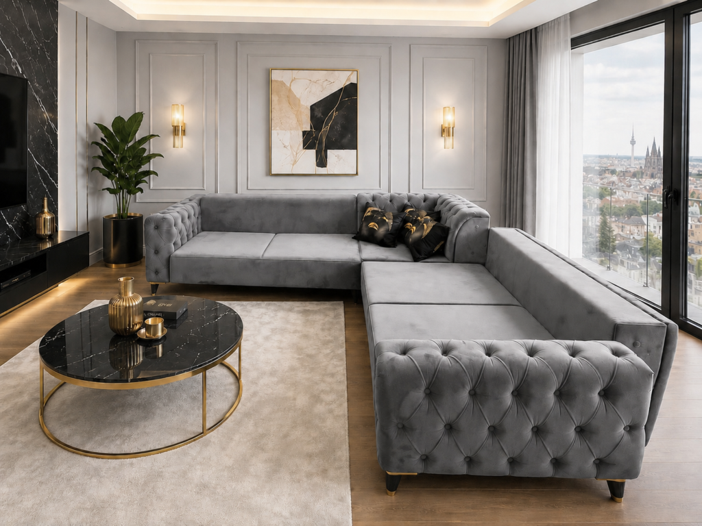 Coltar Chesterfield Gray — cadrul 1