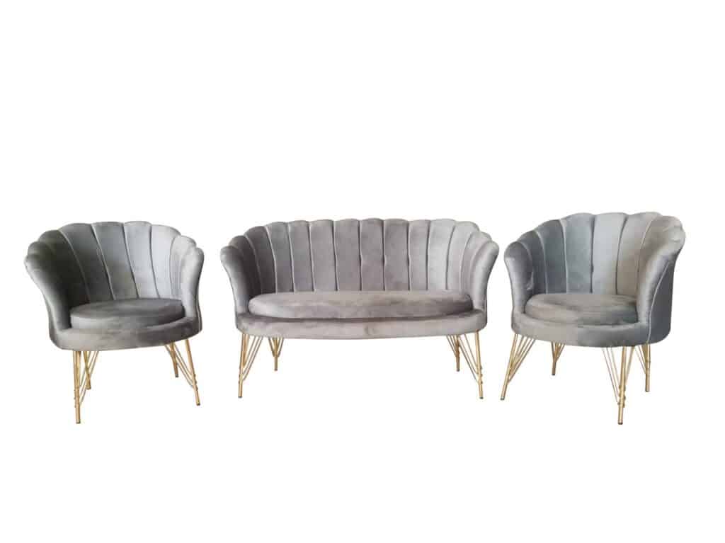Set Canapea & 2 Fotolii - Silver — cadrul 1
