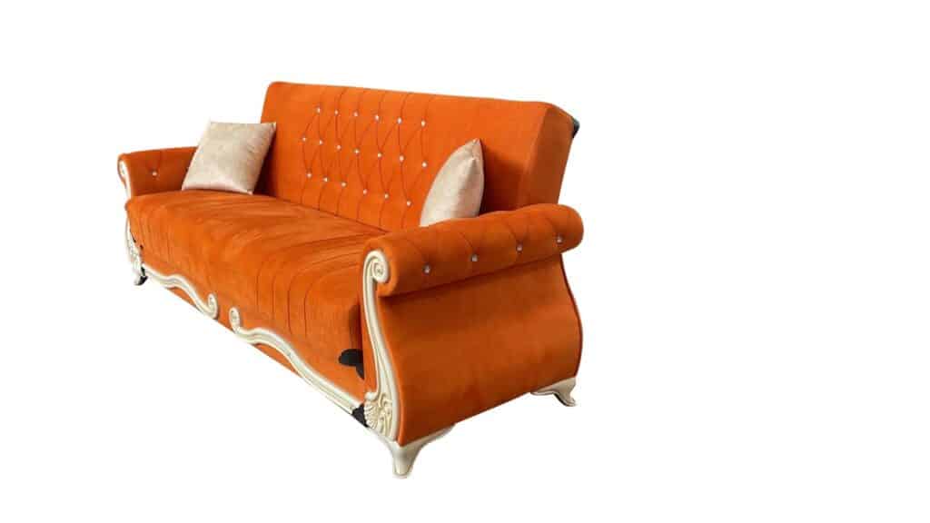 Canapea Extensibila cu Lada - Orange — cadrul 3