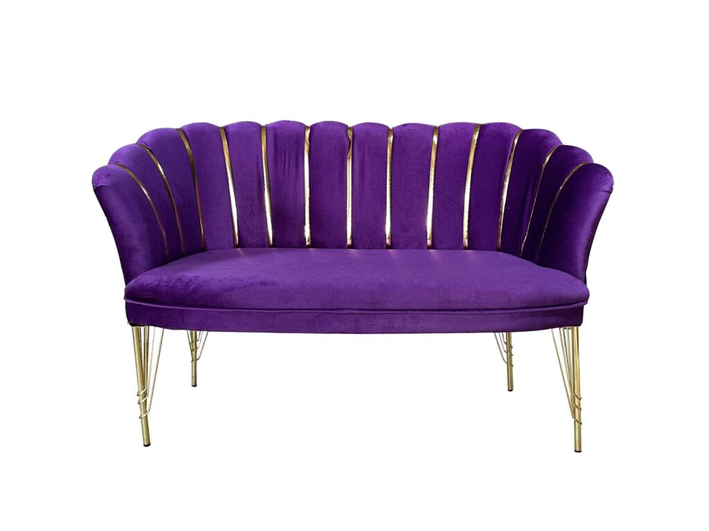 Bancheta 2 locuri - London - Mauve — cadrul 1