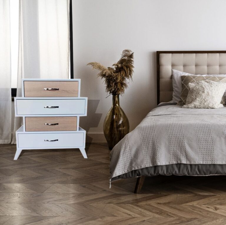 Comoda cu 4 sertare - BiColor