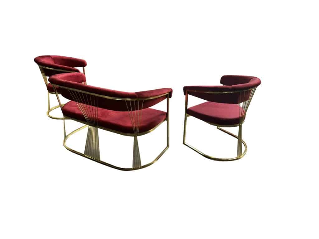 Set canapea & 2 fotolii - Rosu — cadrul 2