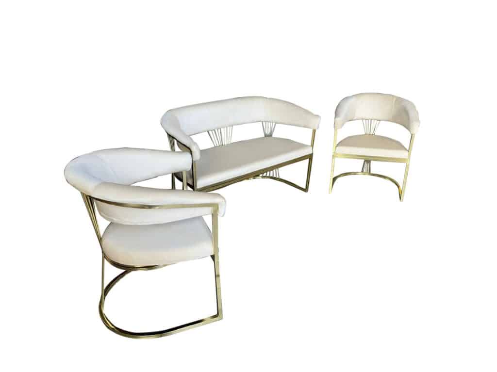 Set canapea & 2 fotolii - Cream — cadrul 2