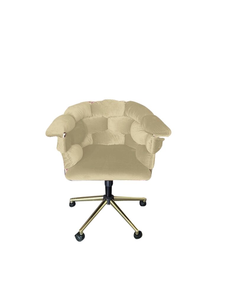 Fotoliu cu roti - Bubble Beige — cadrul 1