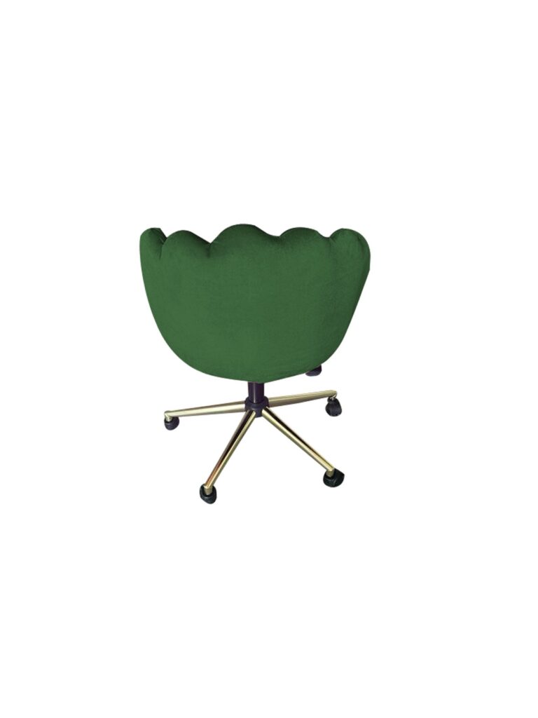 Fotoliu cu roti - Classic Verde Satin — cadrul 2