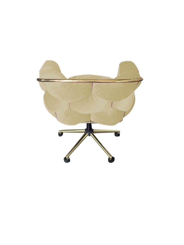 Fotoliu cu roti - Bubble Beige — cadrul 2