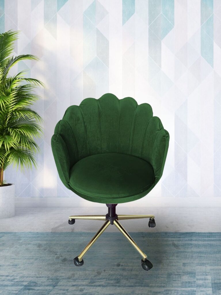 Fotoliu cu roti - Classic Verde Satin