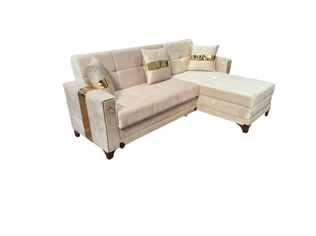 Coltar Extensibil cu Lada - Beige — cadrul 3