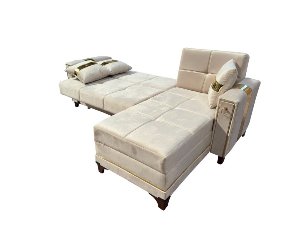 Coltar Extensibil cu Lada - Beige — cadrul 2