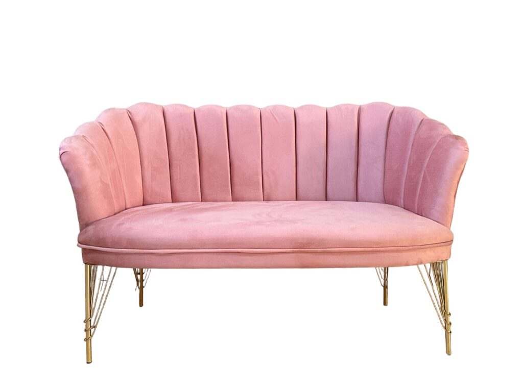Bancheta 2 locuri - California - Roz Pastel — cadrul 1