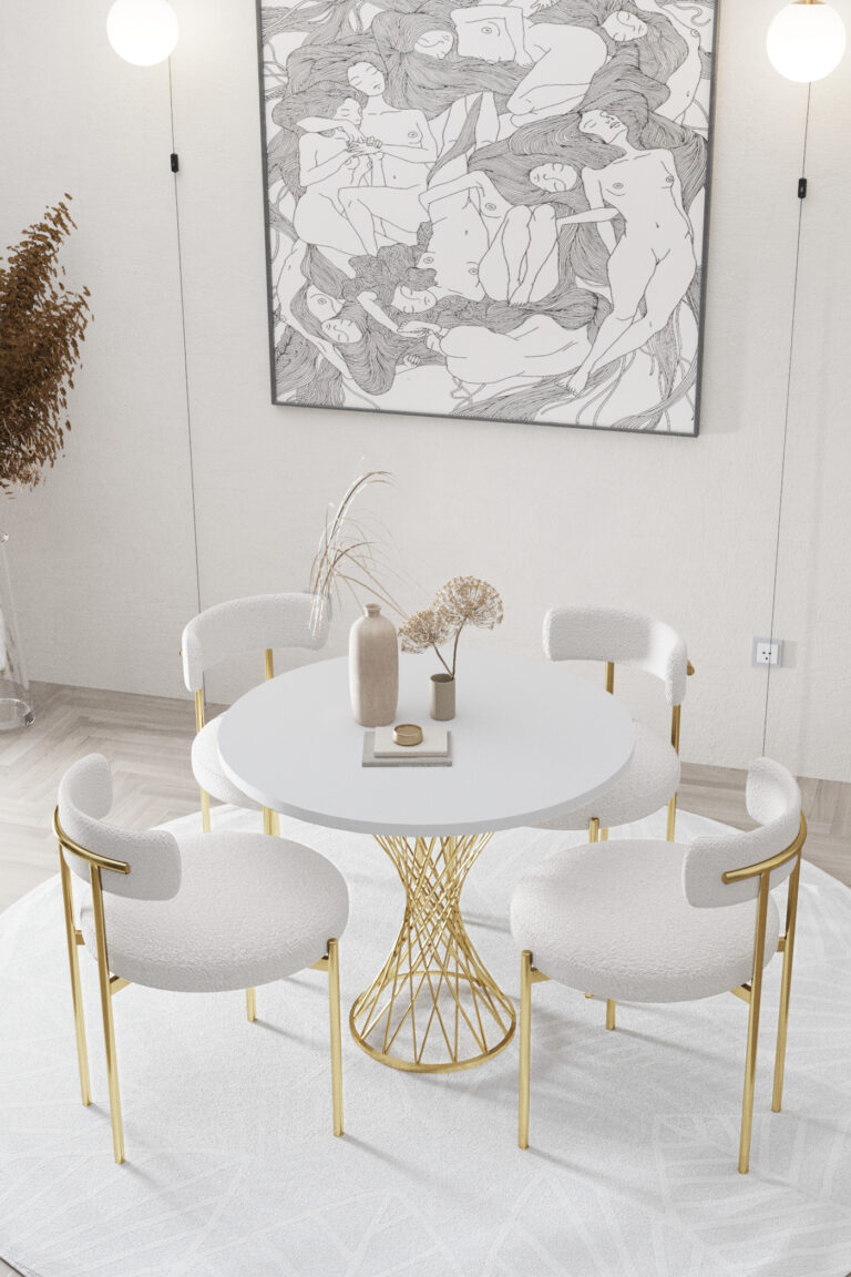 Monaco Gold - Alb/Alb