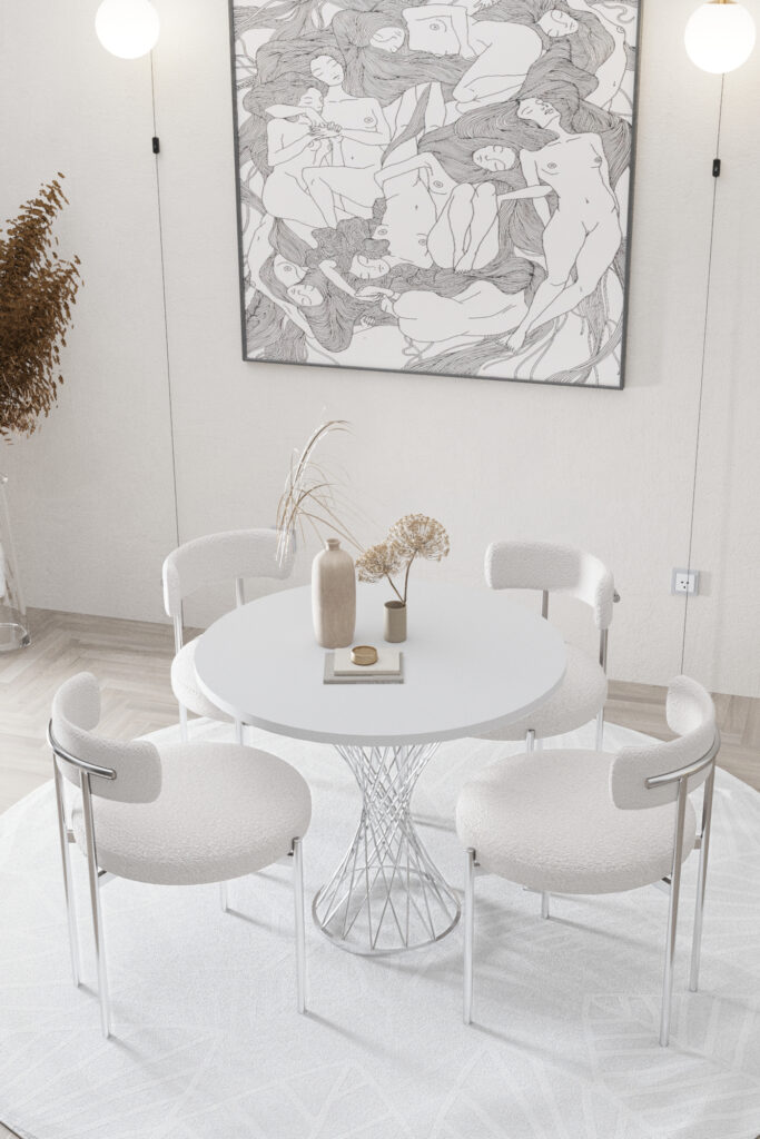 Monaco White - Alb/Alb — cadrul 1