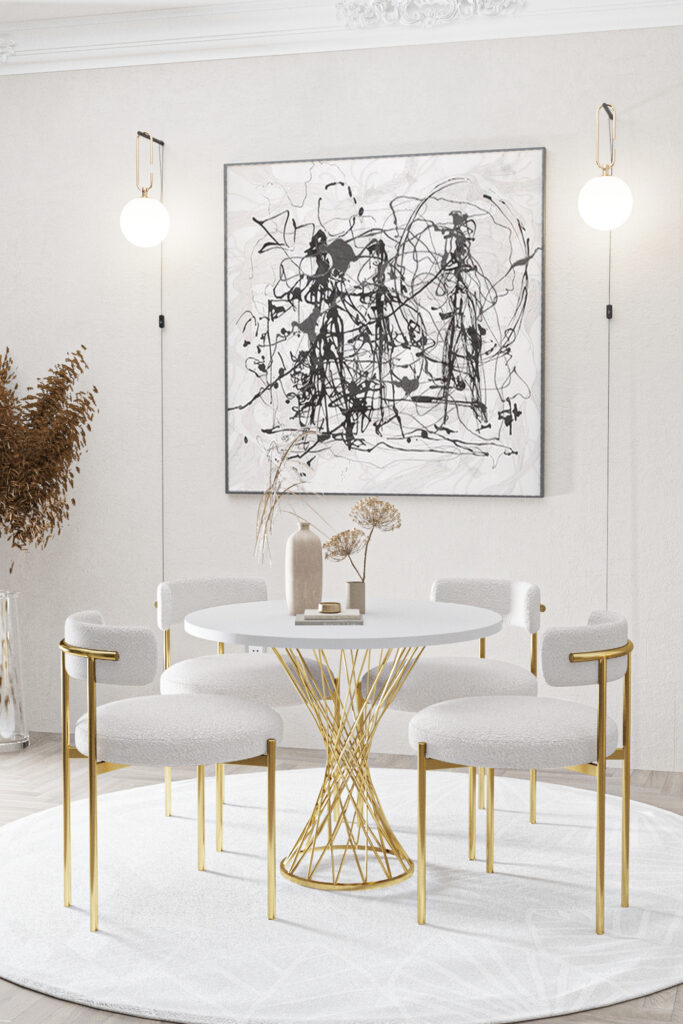 Monaco Gold - Alb/Alb — cadrul 1