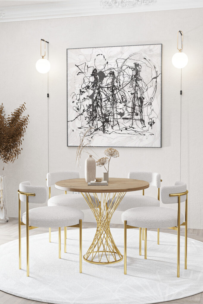Monaco Gold - Alb/Nuc — cadrul 1