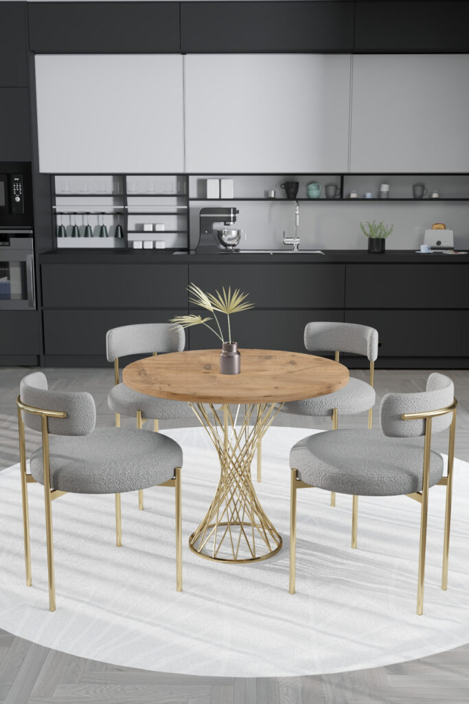 Monaco Gold - Gri/Nuc — cadrul 1