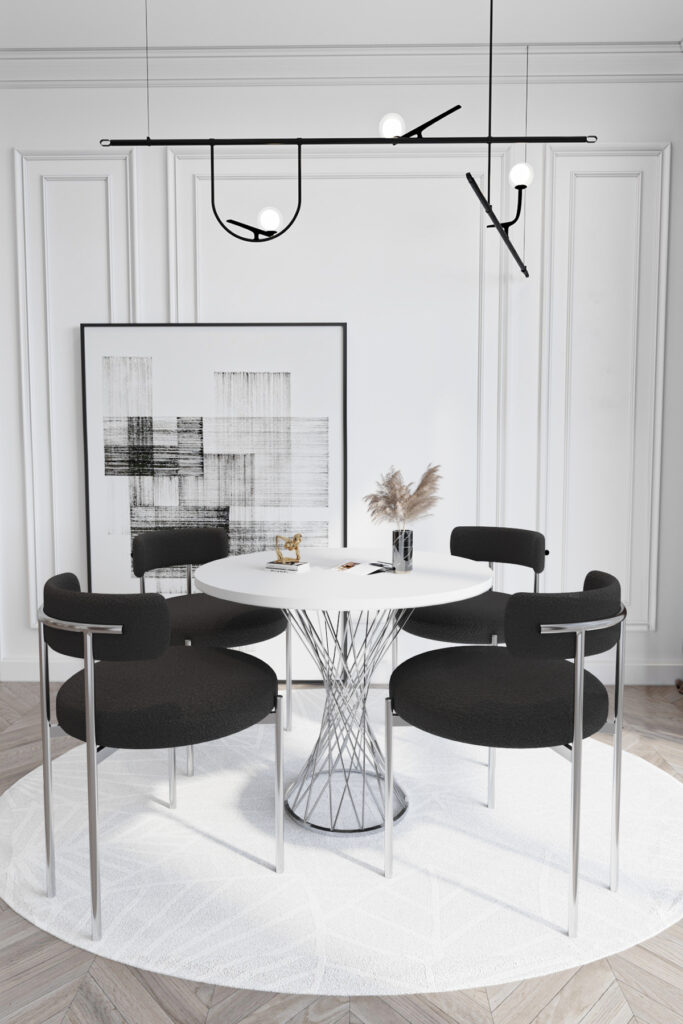 Monaco White - Negru/Alb — cadrul 1