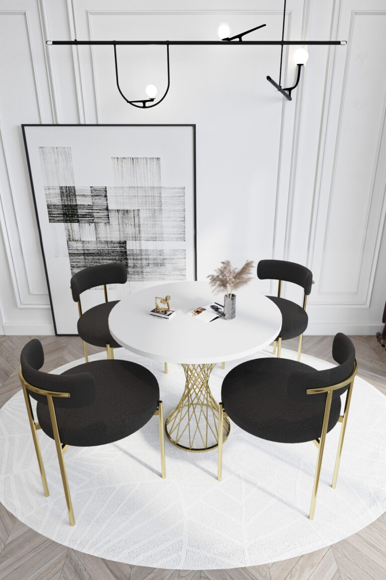 Monaco Gold - Negru/Alb
