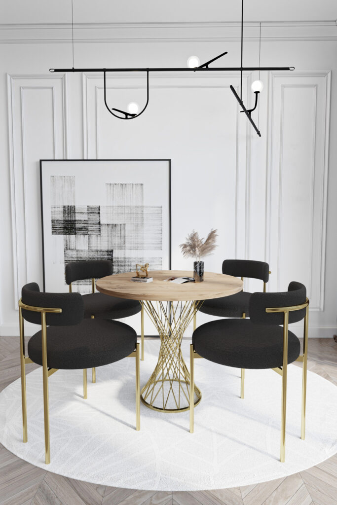 Monaco Gold - Negru/Nuc — cadrul 1