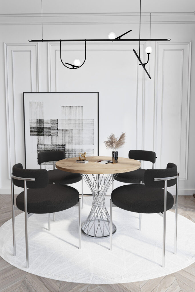 Monaco White - Negru/Nuc — cadrul 1