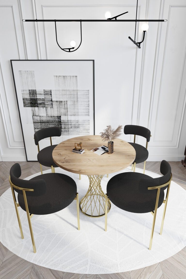 Monaco Gold - Negru/Nuc