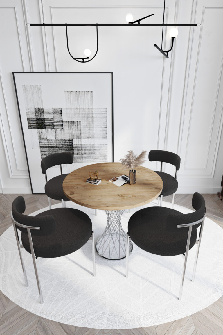 Monaco White - Negru/Nuc