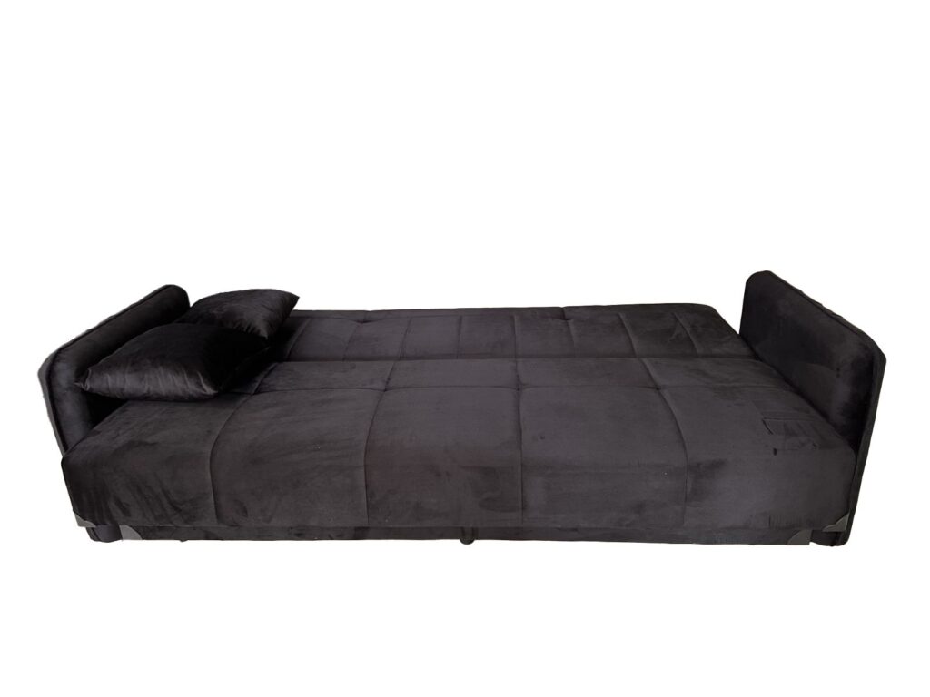 Canapea Extensibila 3 locuri - Negru — cadrul 3