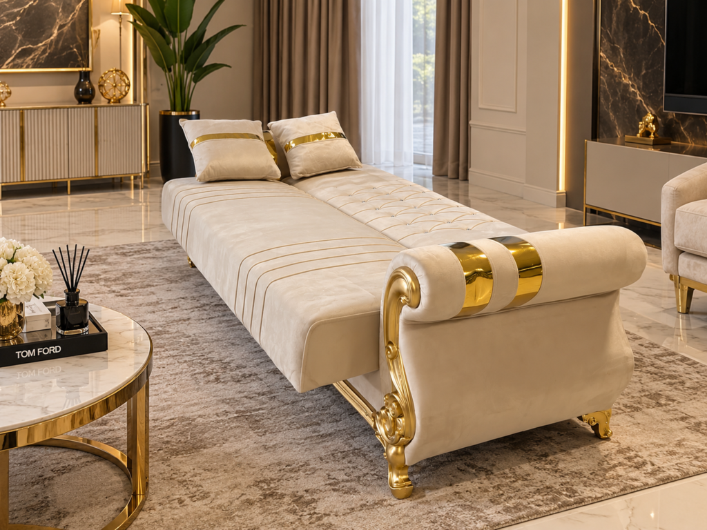 Canapea Extensibila - Beige — cadrul 2