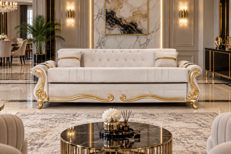 Canapea Extensibila - Beige